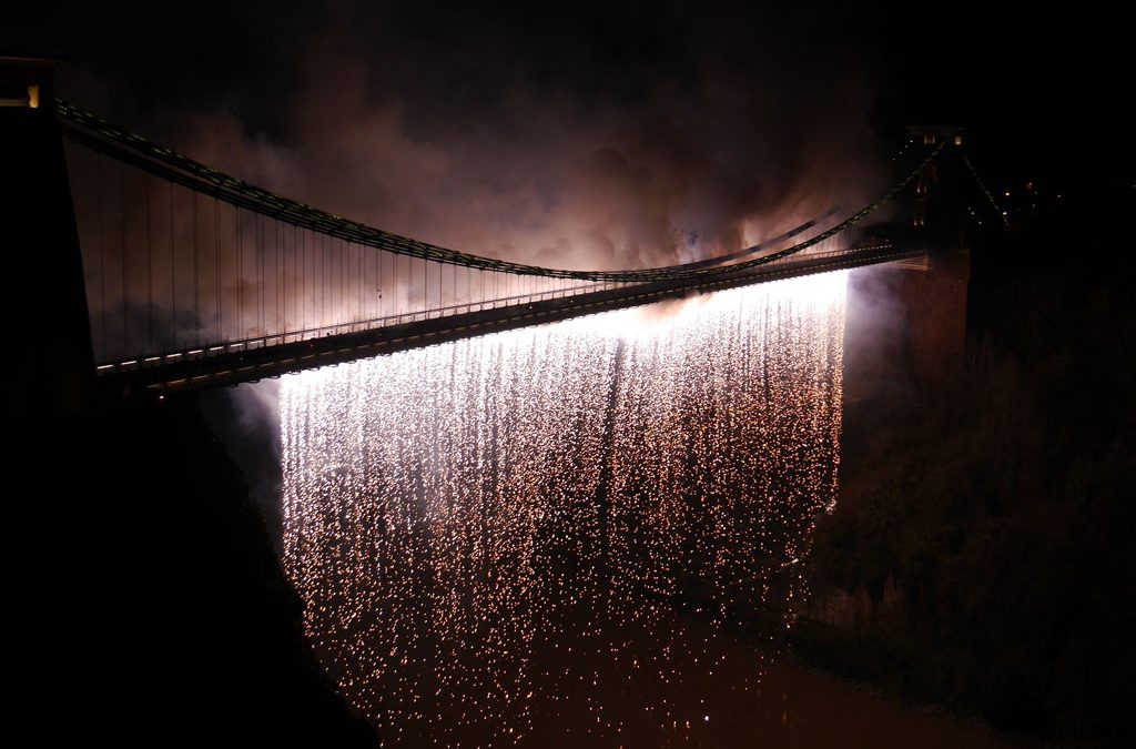 Clifton Suspension Bridge 150th anniversary: Firework